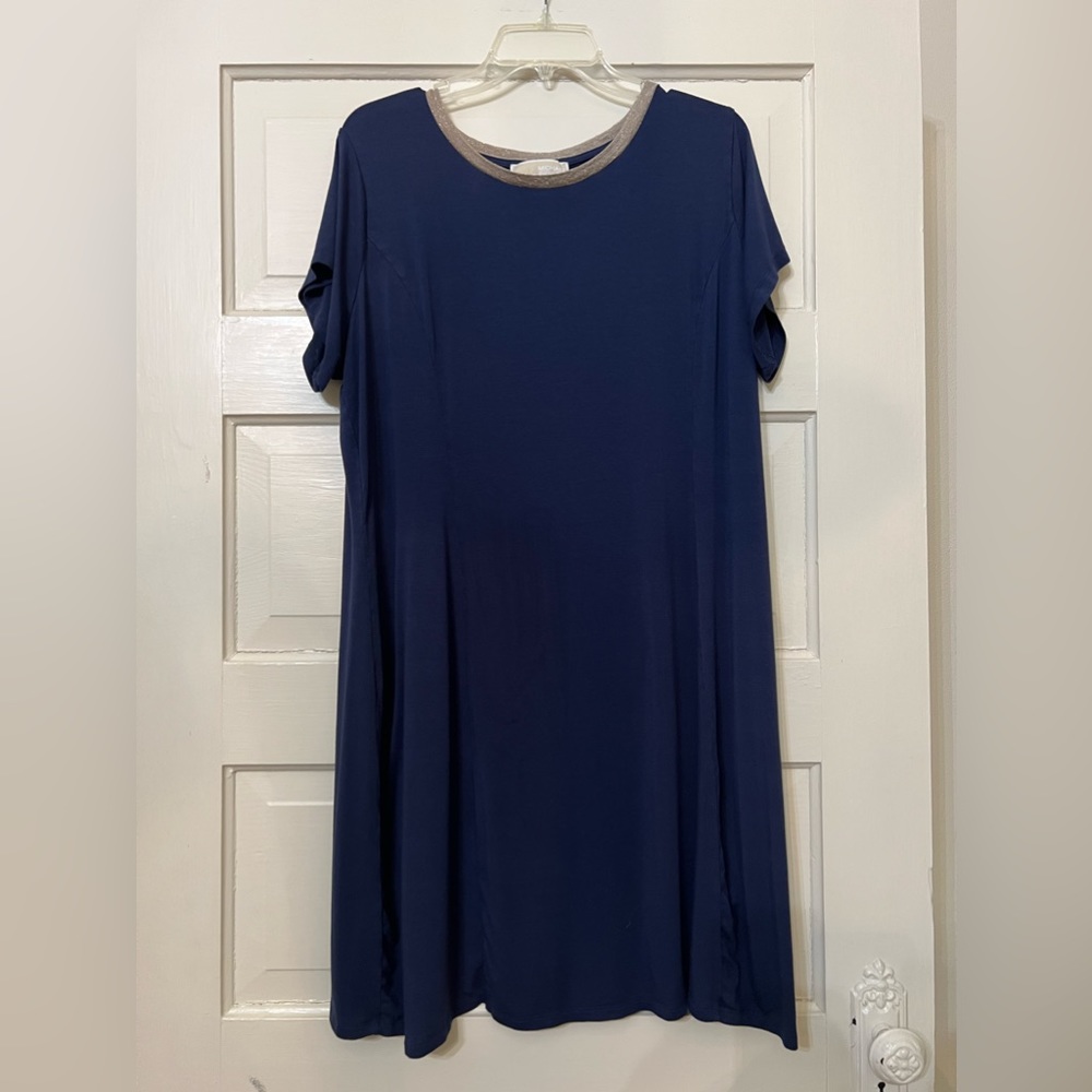 Michael Kors Navy Casual Dress Size XL